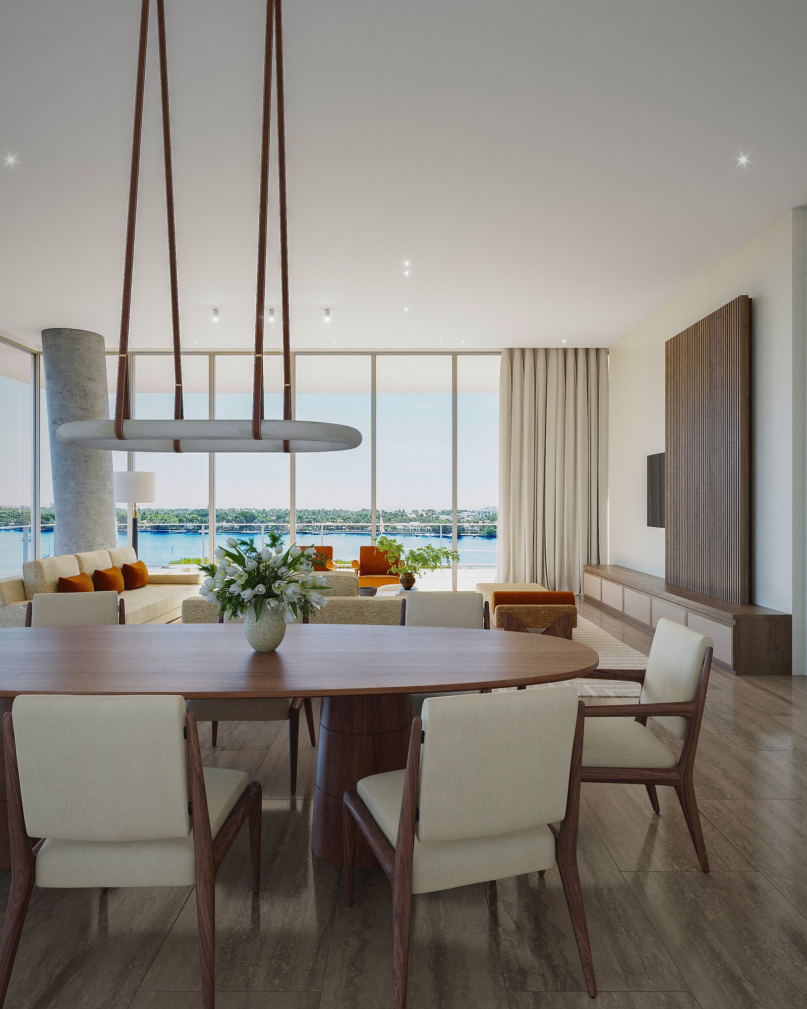 Interiors Hotel Commercial Render Architectural Visualization