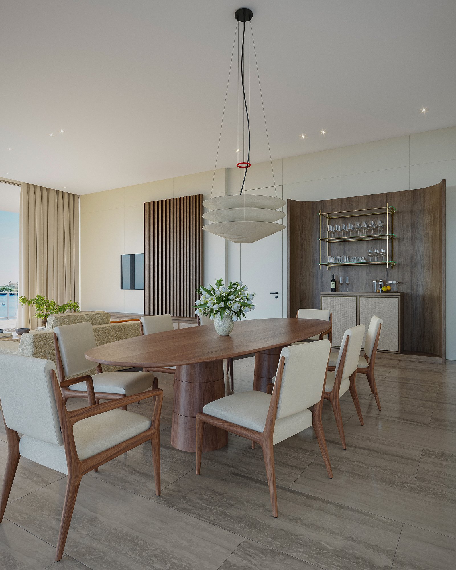 Interiors Hotel Commercial Render Architectural Visualization