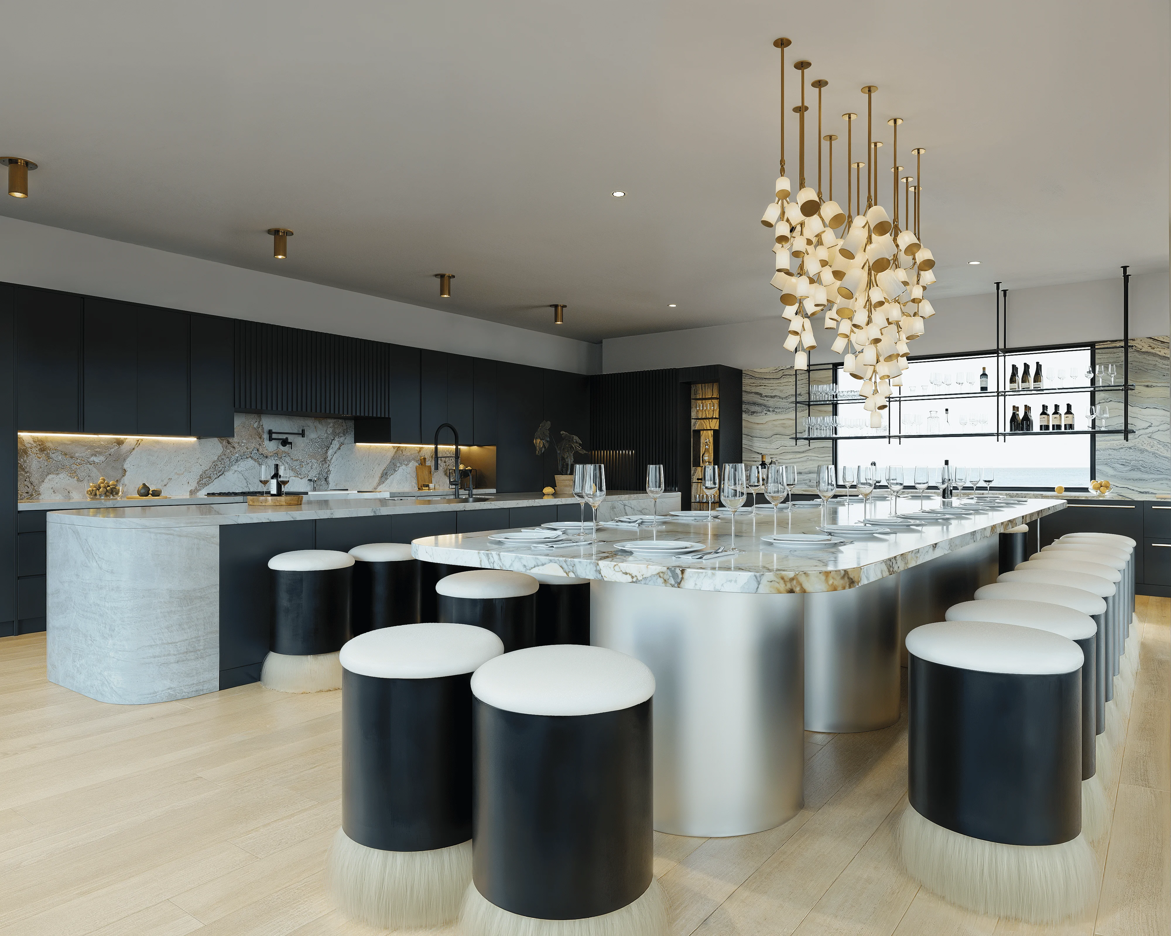 Kitchen Interiors Residential Render Architectural Visualization