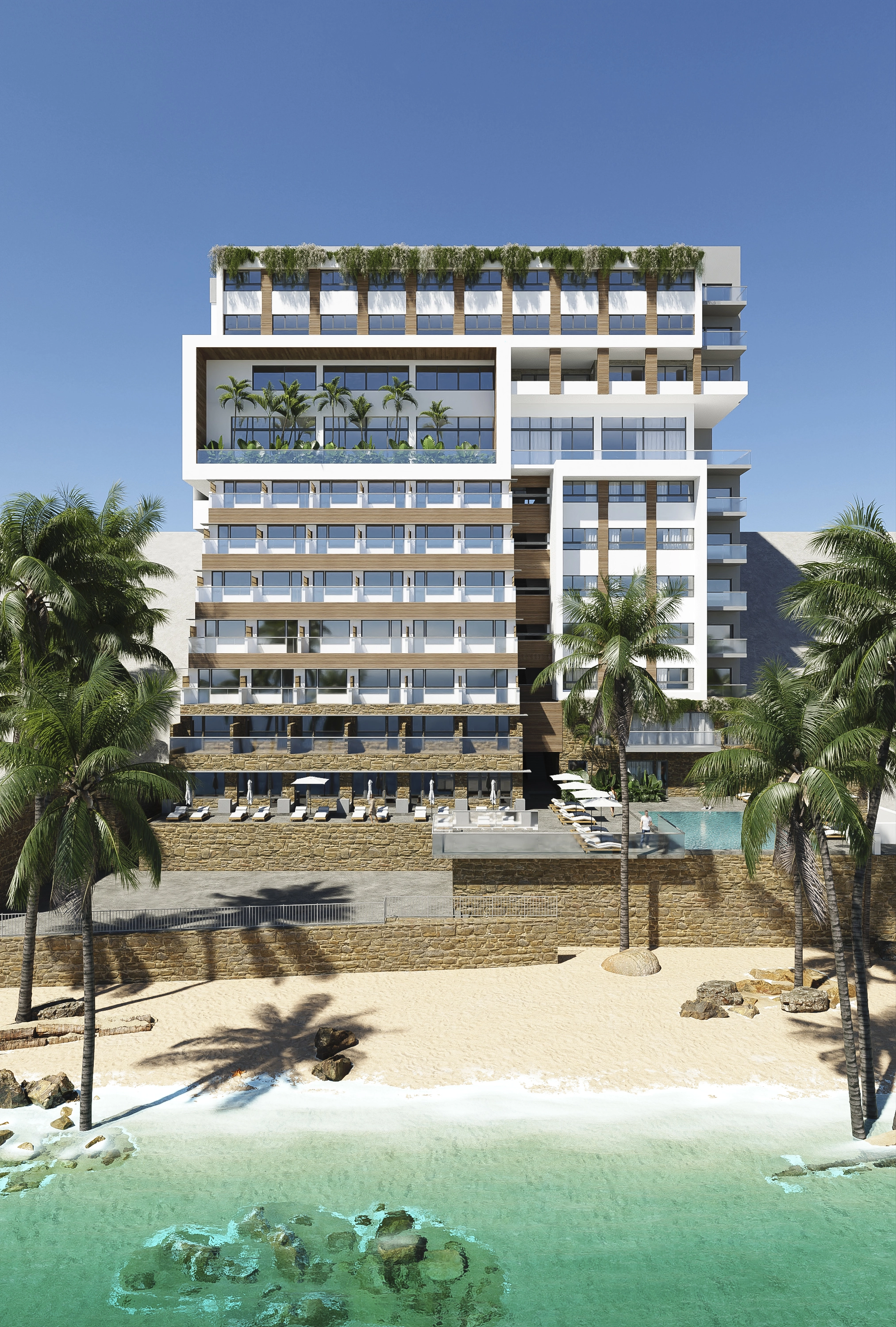 Building Exteriors Hotels Render Architectural Visualization