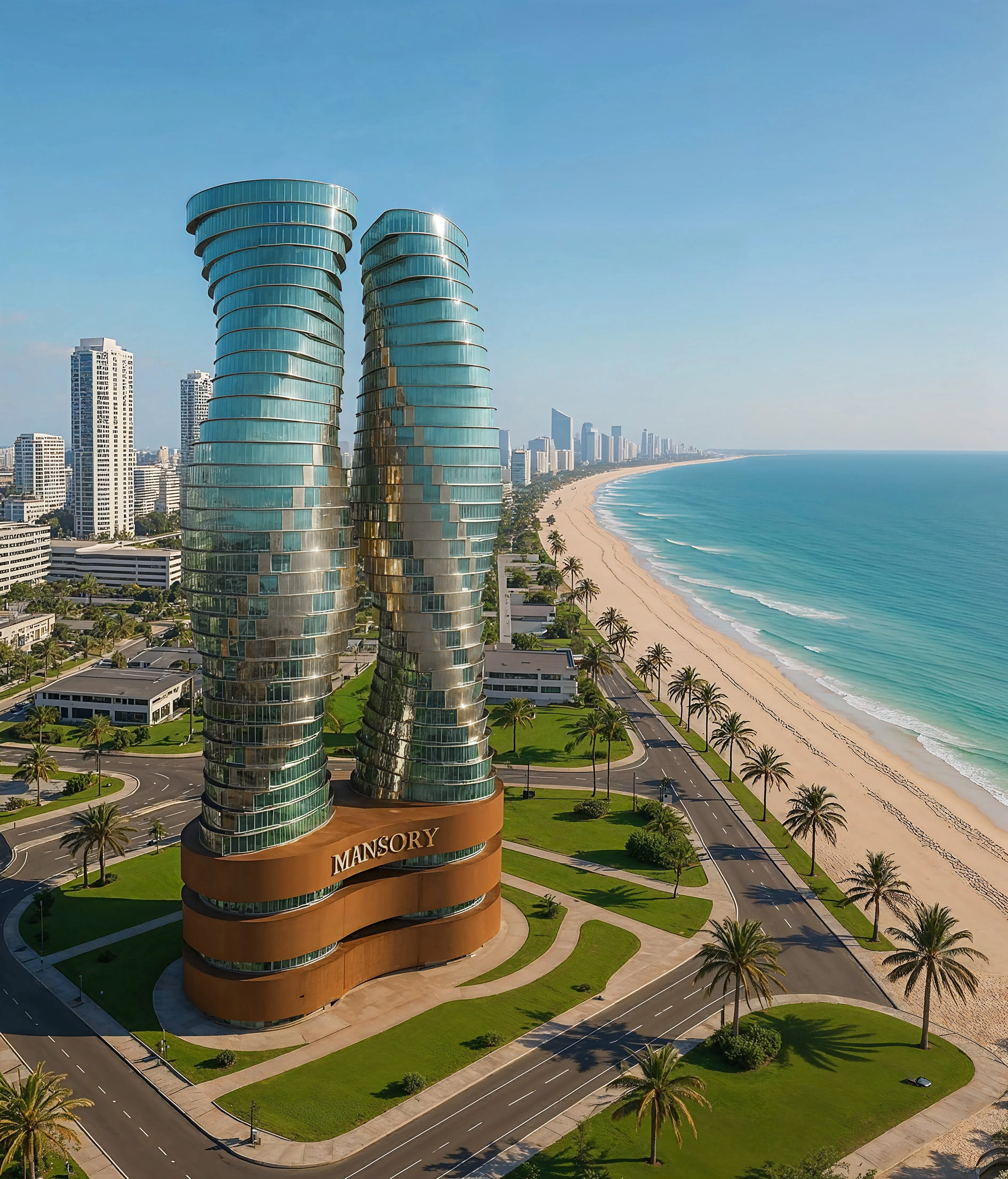 Exteriors Buildings Tower Residential Render Architectural Visualization