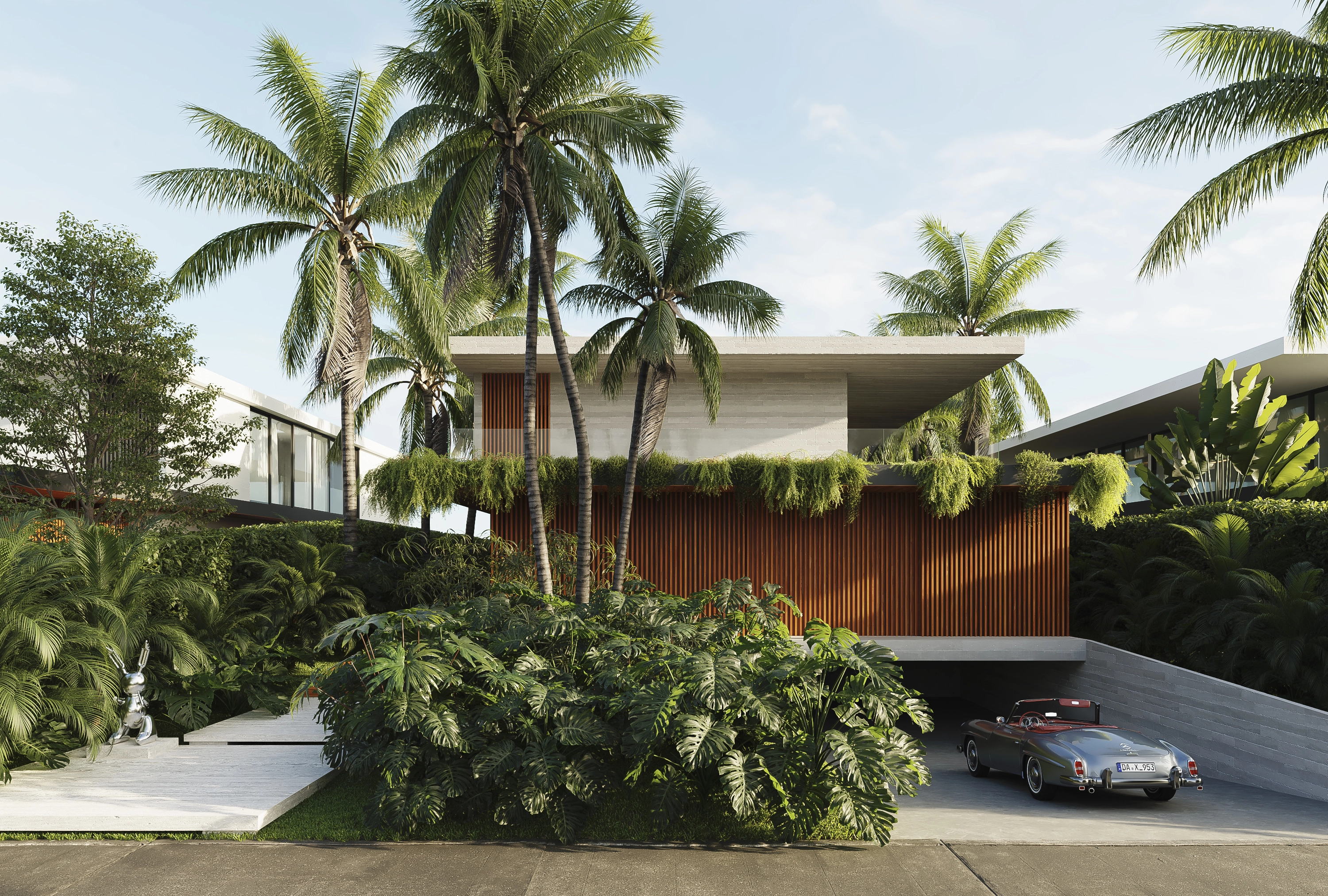 Exteriors Residential Render Architectural Visualization